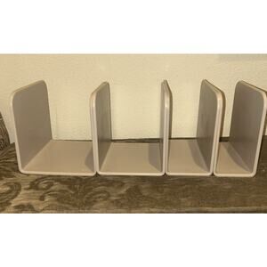 Caraway Magnetic Pan & Pot Lid Holders Set of 4 Beige Kitchen Organizer